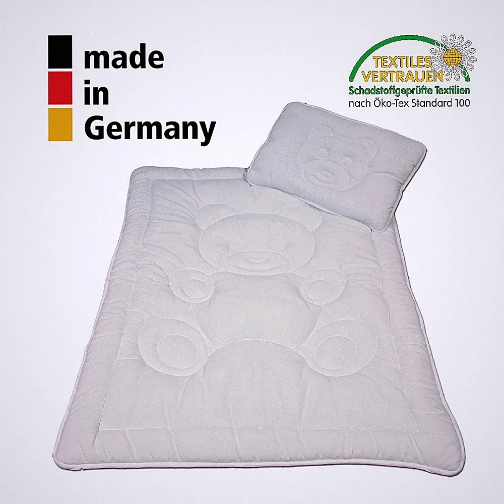 Kinderbettenset Bettdecke Kissen Baby Steppdecke