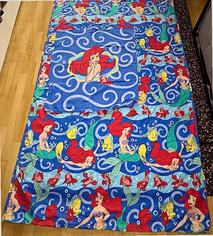 Kinderbettwäsche Bettwäsche vintage Arielle die Meerjungfrau Fabius
