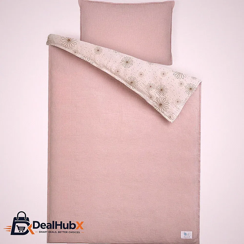Kinderbettwäsche Set Musselin Oeko-TEX 100x135 Bettbezug 40x60 Kissenbezug