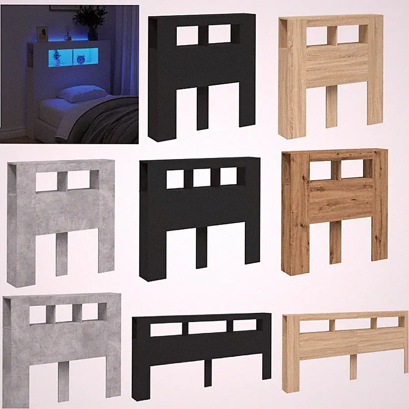 klassische LED Bett Kopfteil Bettkopfteil Betthaupt für Bettgestell Bett-Kopfend