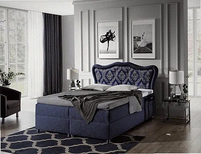 Klassisches Bett Boxspring Betten Barock Schlafzimmer Möbel Luxus Einrichtung