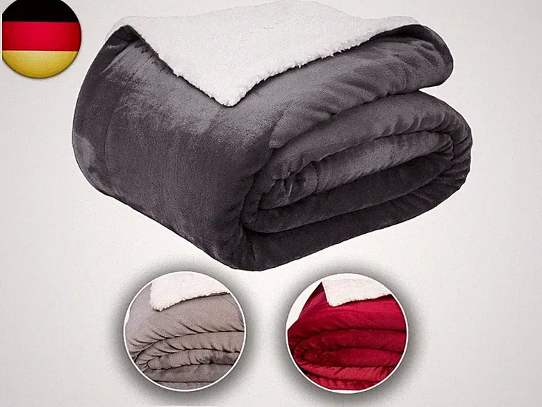 Komfortec Kuscheldecke 150x200 cm, Oeko-TEX Zertifizierte Flauschig