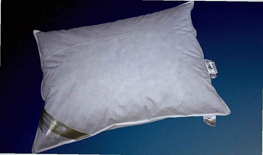 Kopfkissen Polster 70x90 950 g Daunen Daunenkissen Kissen prall dick 100% Daunen