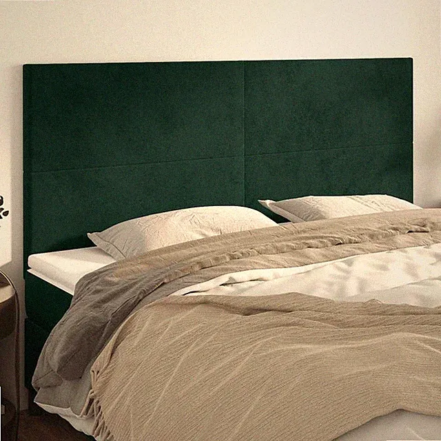 Kopfteil Bettkopfteil Bett Polsterkopfteil Betthaupt Bettzubehör Samt vidaXL