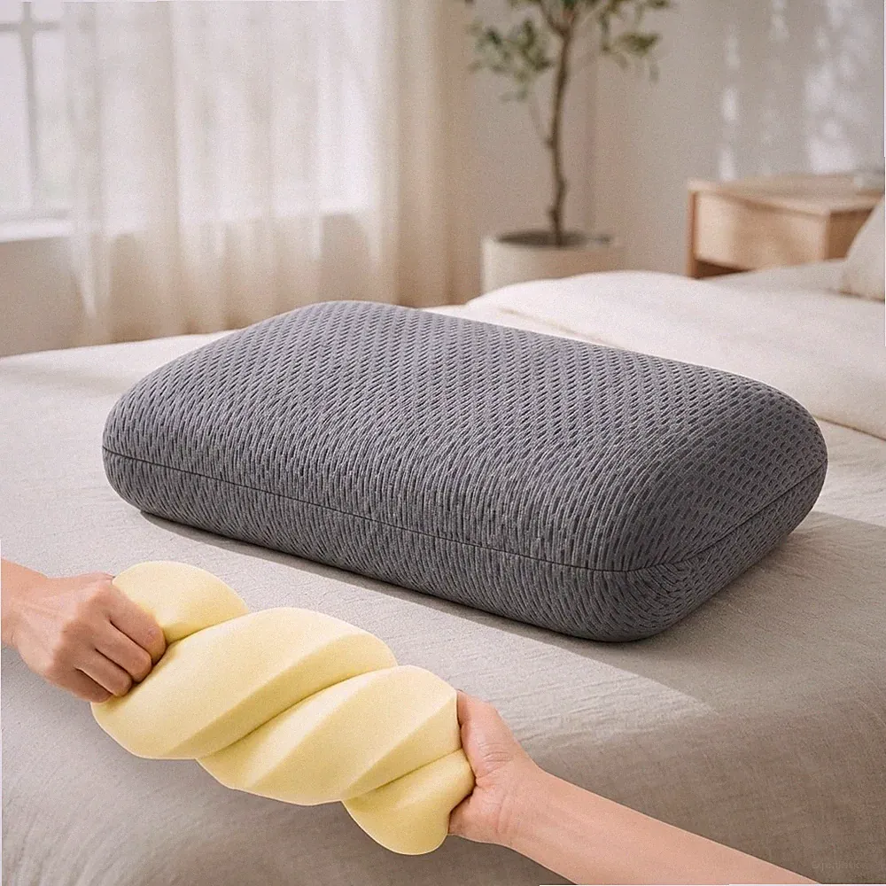 Leichtes Reisekissen mit ergonomischem Design - perfekt für Flugzeug oder Auto
