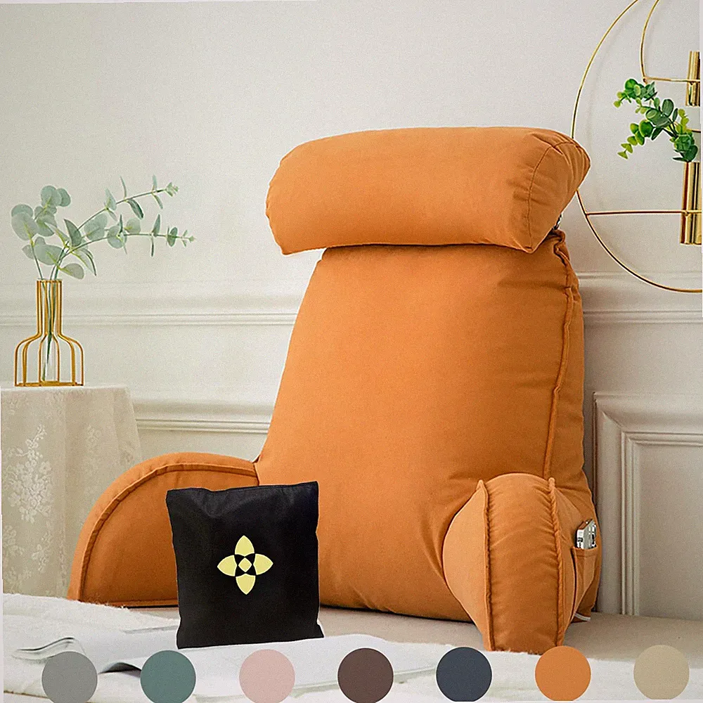 Lesekissen für Bett oder Sofa, Lesekissen mit Armlehnen