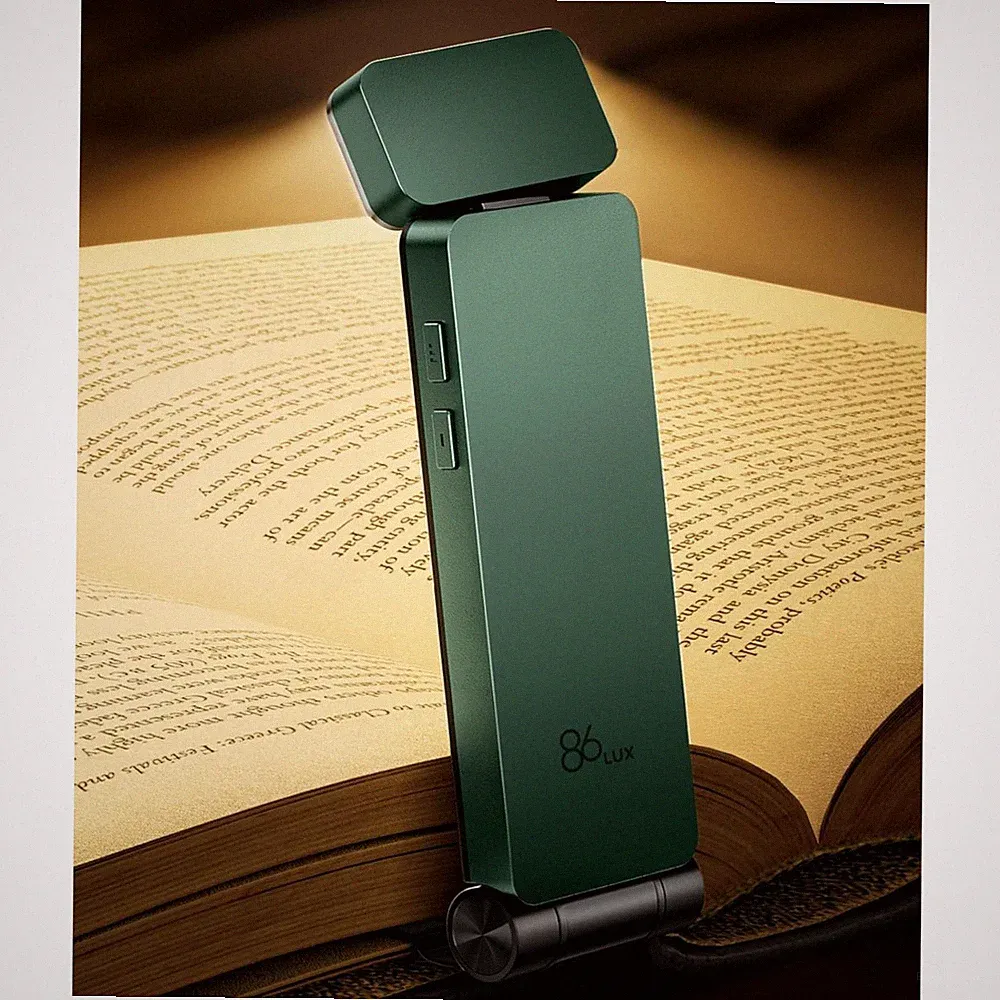 Leselampe Buch Klemme，Wiederaufladbare Buchlampe zum Lesen im Bett，Ultraleich...