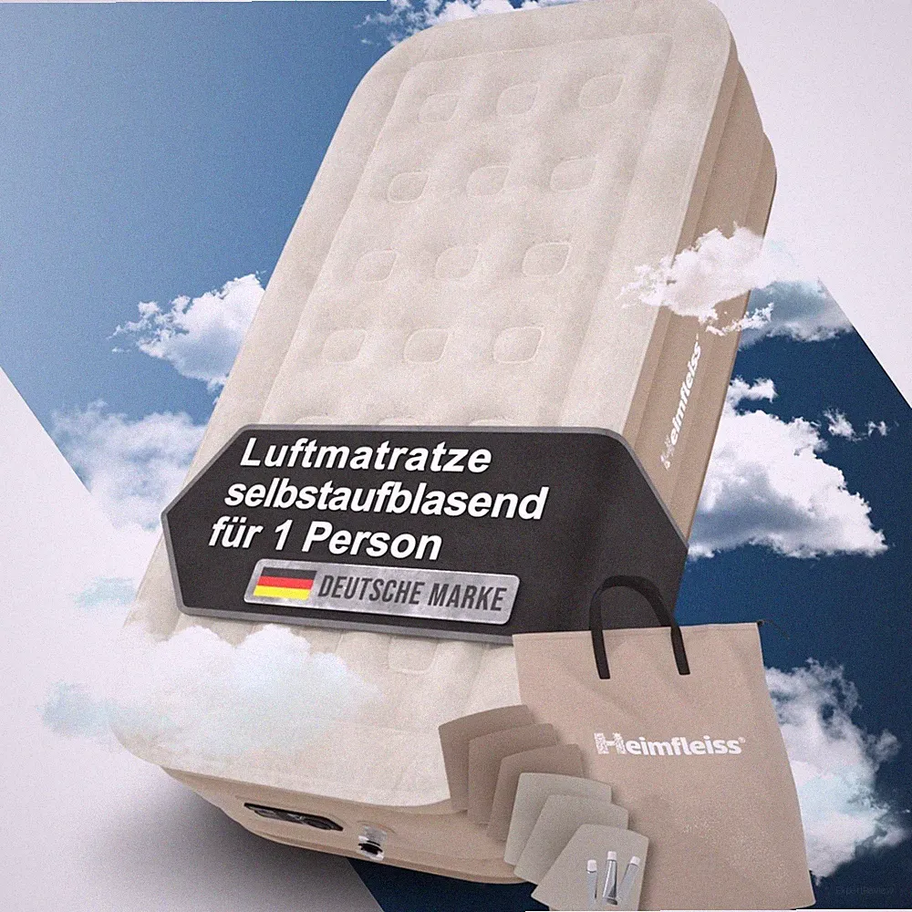 Luftbett selbstaufblasend selbst-aufblasbare Luft-Matratze eine Person Gästebett