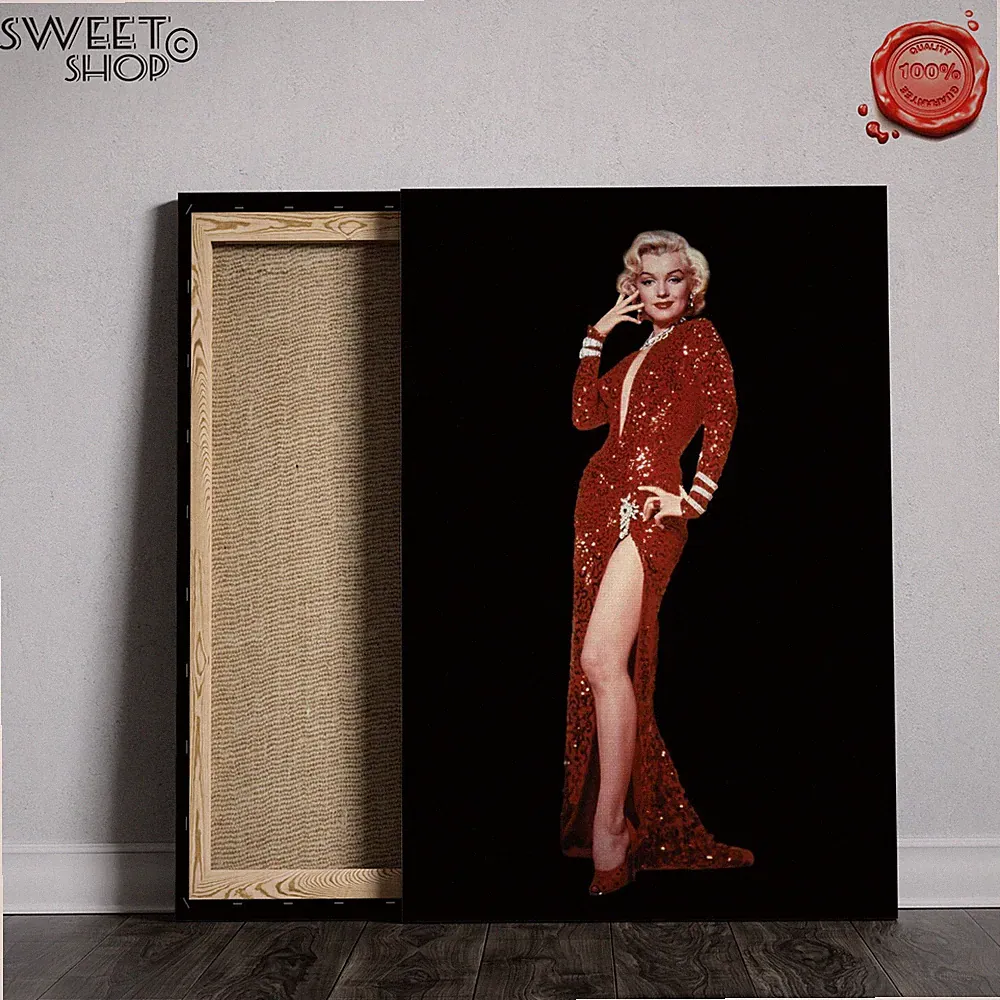 MARILYN MONROE Leinwanddruck HOCHWERTIGES GEMÄLDE MODERN KUNST IKONE DIVA ART