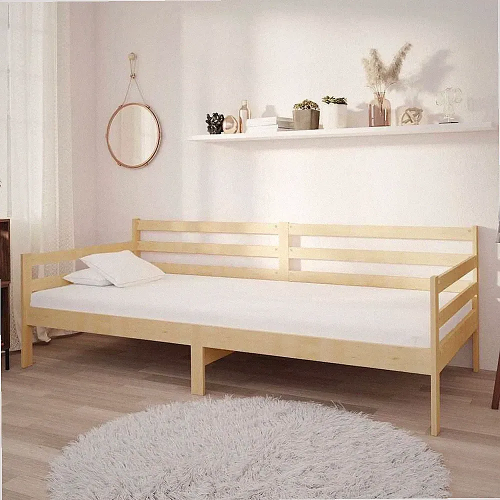 Massivholz Kiefer Tagesbett 90x200cm Gästebett Sofabett mehrere Auswahl vidaXL