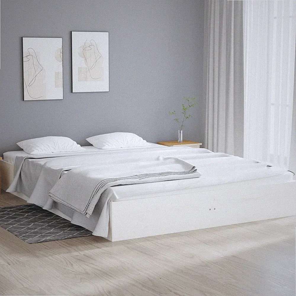 Massivholzbett Bett Bettgestell Bettrahmen Holzbett Schlafzimmerbett vidaXL