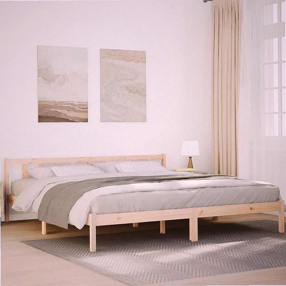 Massivholzbett Bett Holzbett Bettgestell Schlafzimmerbett Kiefernholz vidaXL
