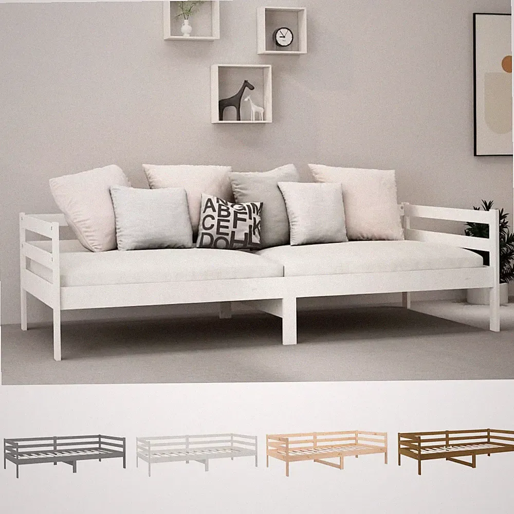 Massivholzbett Einzelbett Bett Tagesbett Bettgestell Bettrahmen Schlafzimmerbett