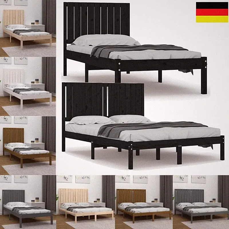 Massivholzbett Einzelbett Doppelbett Holzbett Bettgestell Kiefer massiv Betten