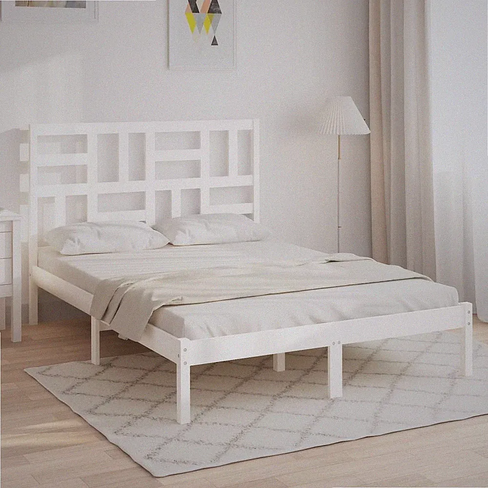 Massivholzbett Holzbett Bett Bettgestell Doppelbett mehrere Auswahl vidaXL