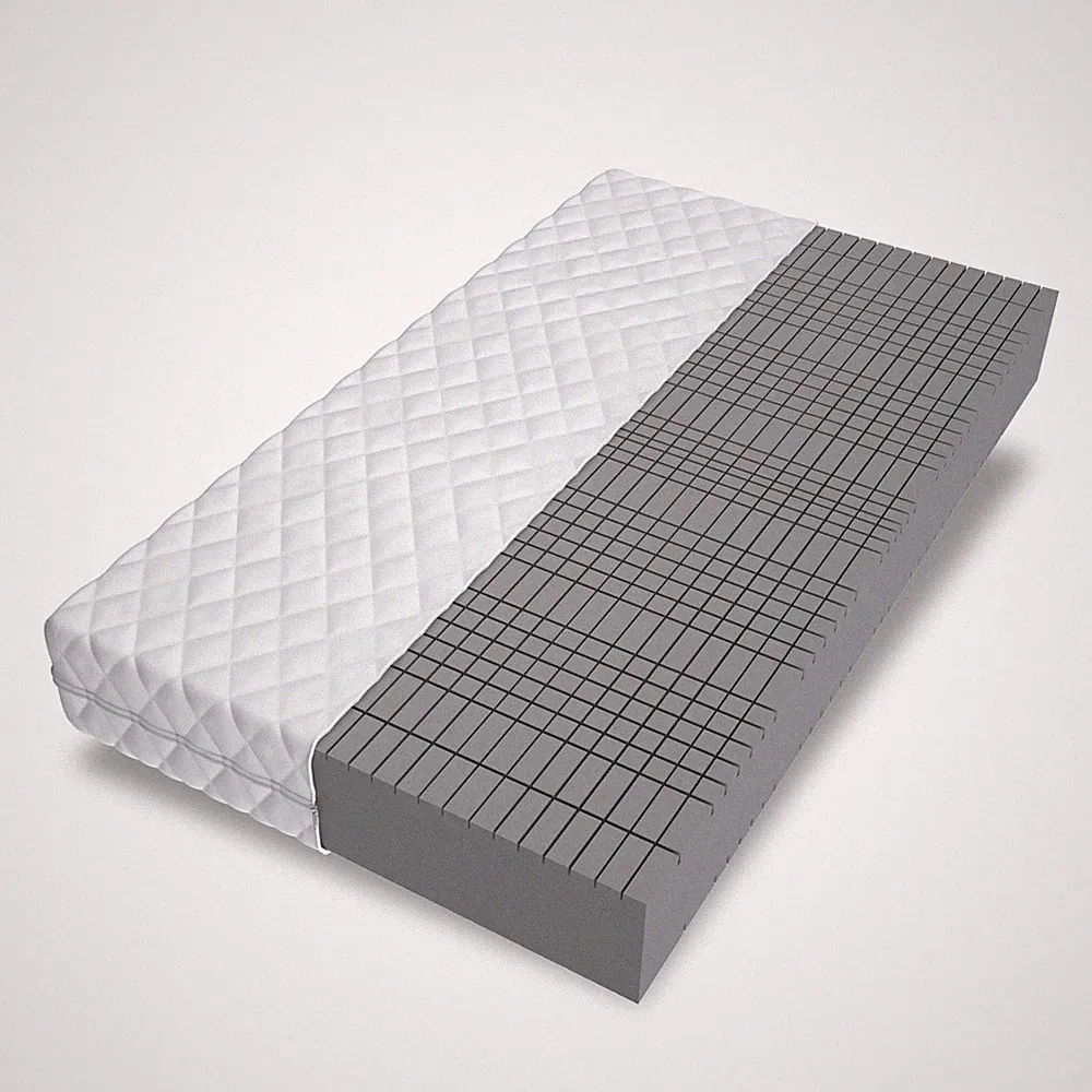 Matratze 140x200 PEARL MAX 20 cm Kaltschaum H4 7 Zonen Bett Konturschnitt