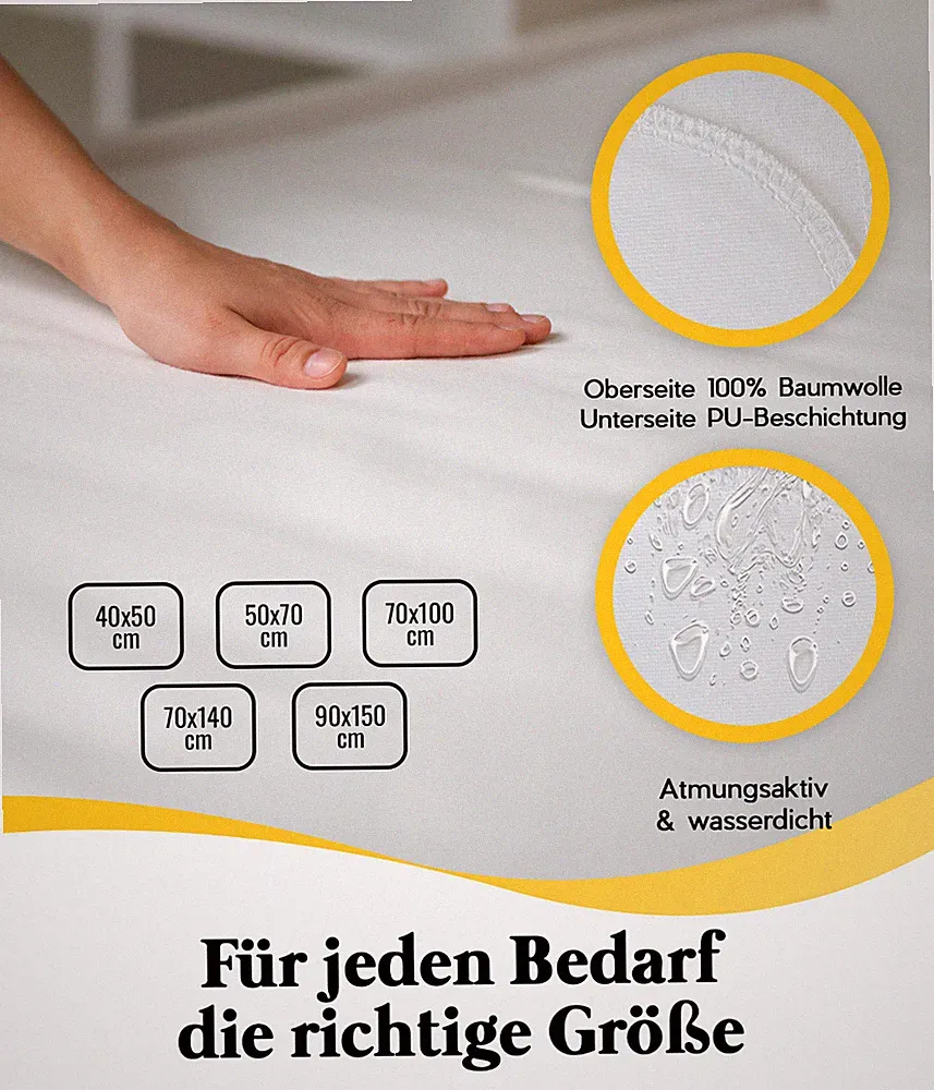 Matratzenschutz Matratzenauflage atmungsaktiv Bettauflage wasserdicht