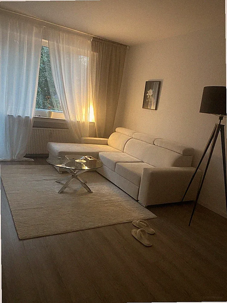 MEBLINI Voss Ecksofa links Schlaffunktion Bettkasten Samt Beige 242x168