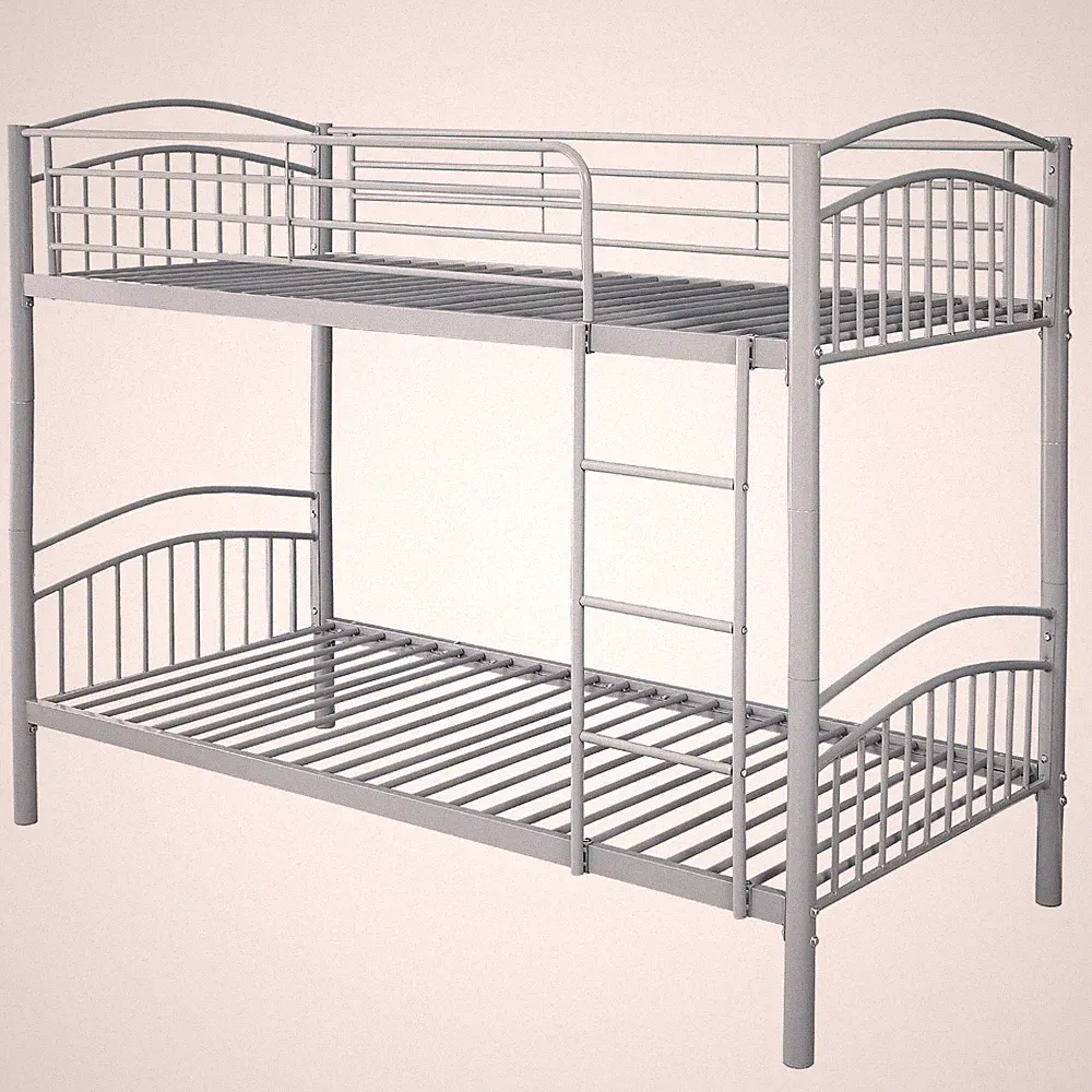 Metall Etagenbett Stockbett Bett teilbar teilbar in Einzelbetten 190 x 90cm