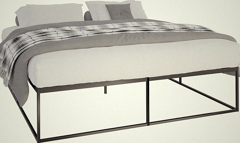 Metallbett Scala mit Lattenrost modernes Bett mit Stabilem Gestell Bettrahmen