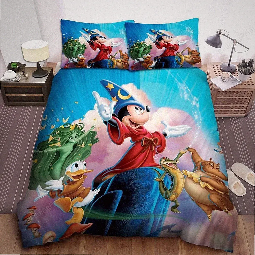 Mickey the Magic Quilt Bett bezug Einzel größe Kinder Bettwäsche Dekor/anpassbar
