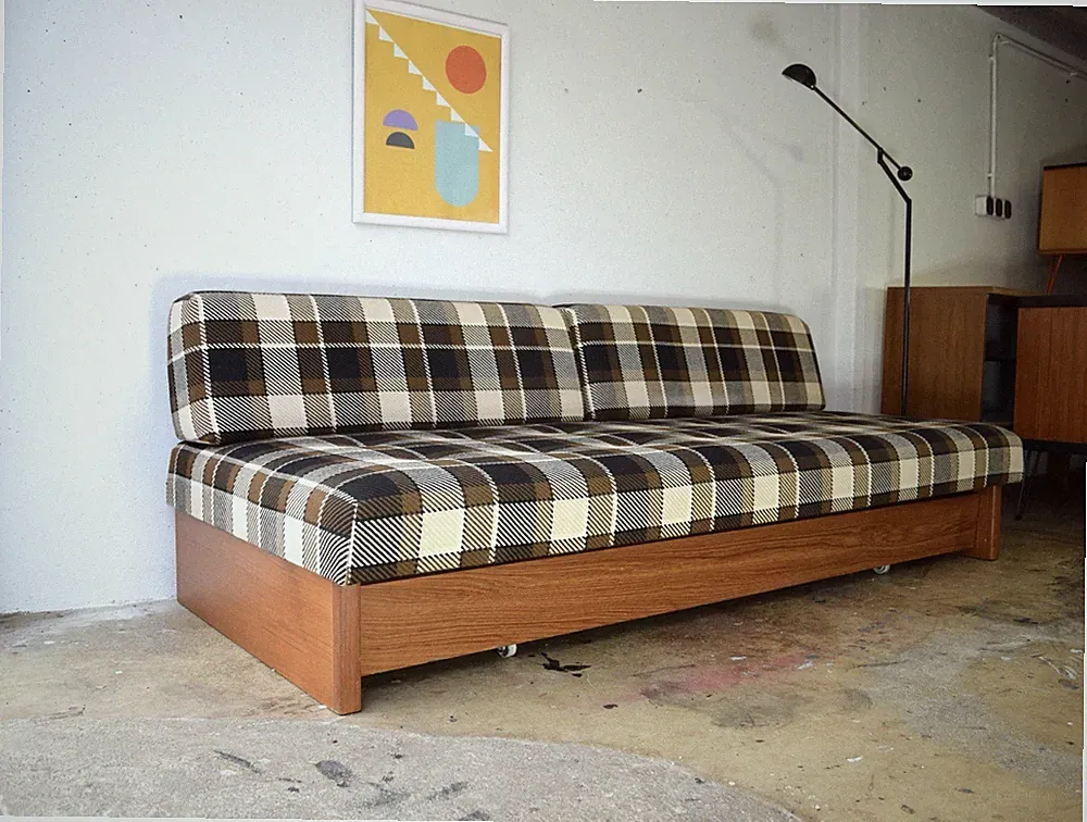 Midcentury Danish Daybed Vintage Tagesbett Tagesliege 60er Sofa Couch Retro Bett