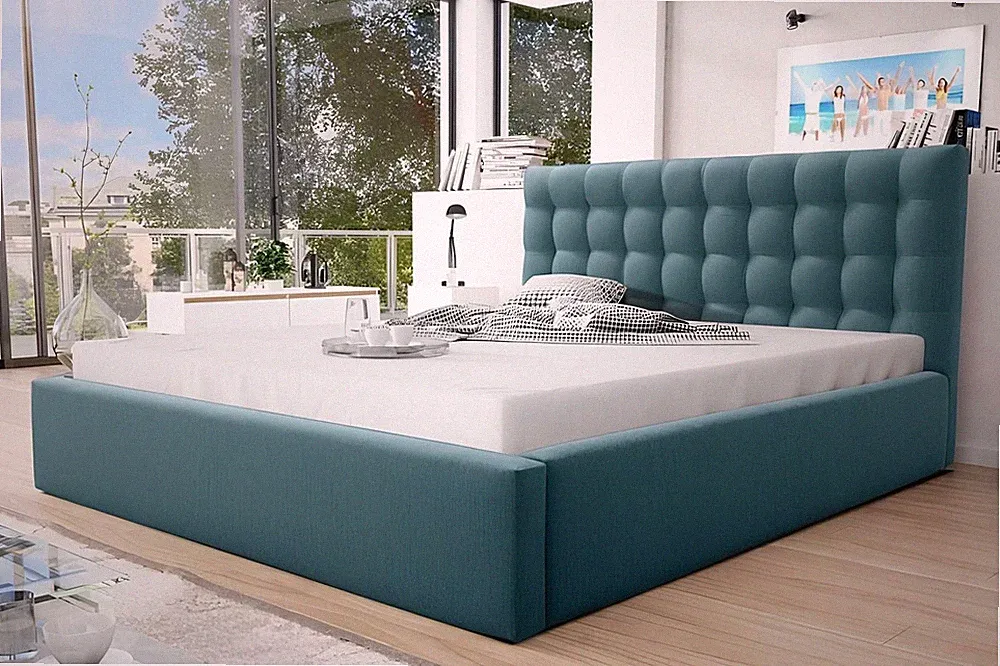 Modernes King Size Bett Chesterfield Betten modernes Hotelbett Doppelbett Neu