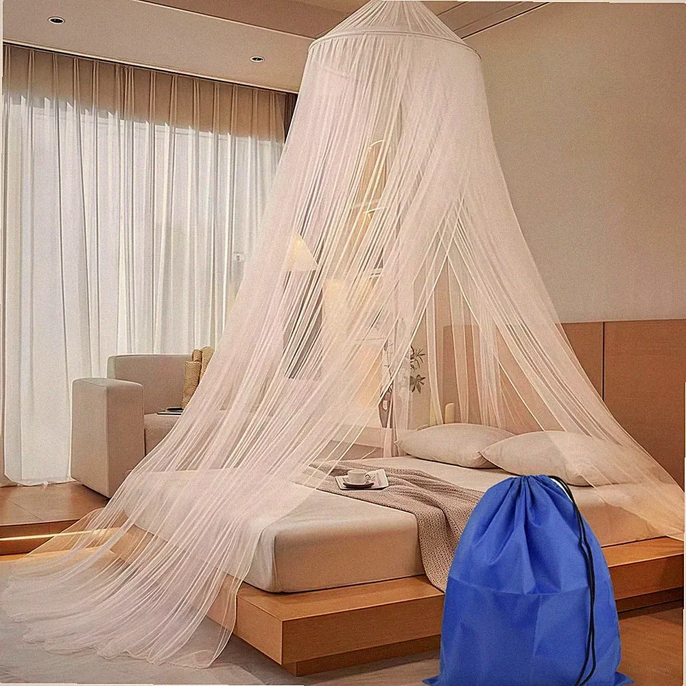 Moskitonetz Bett für Doppelbett Einzelbett, Mückennetz Bett, Großes Fliegennetz