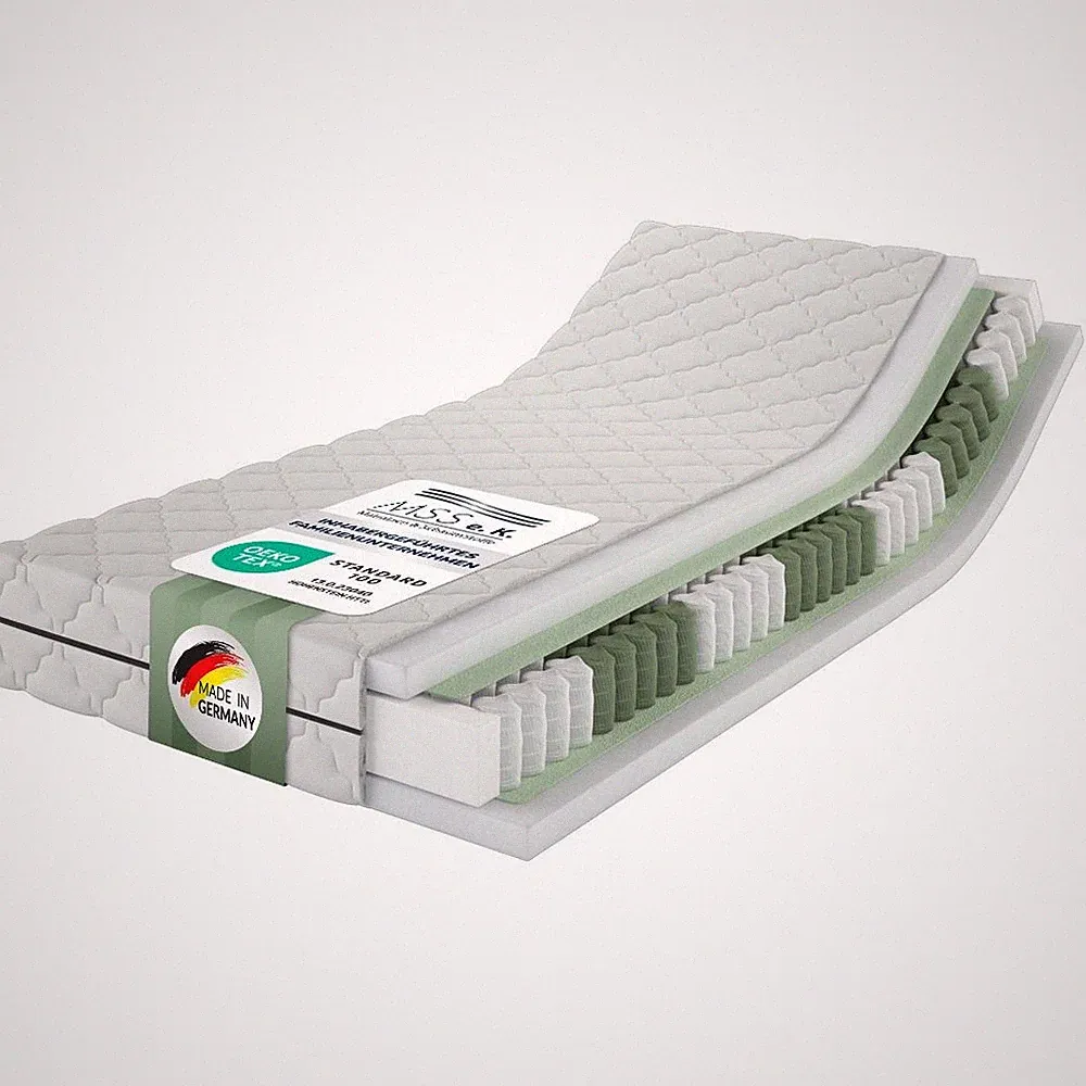 MSS Medic 7 Zonen Taschenfederkern Matratze ergonomisch 100x200 H3 H4 H5 H5XL