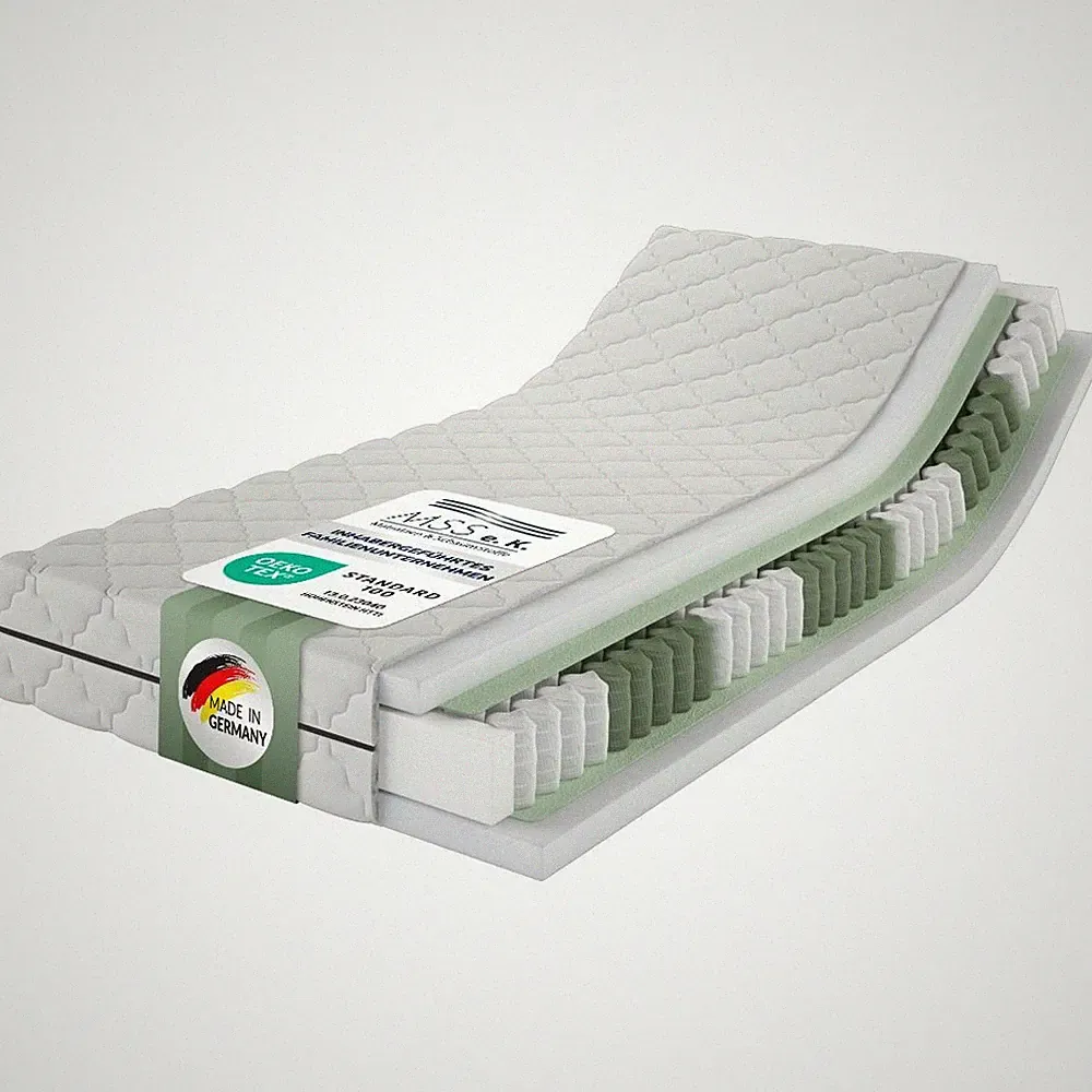 MSS Medic 7 Zonen Taschenfederkern Matratze ergonomisch 120x200 H3 H4 H5 H5XL