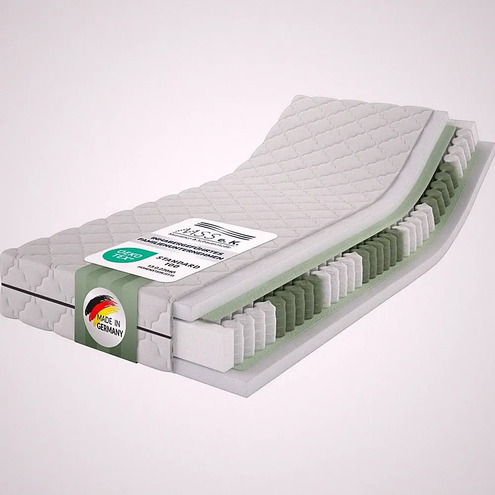 MSS Medic 7 Zonen Taschenfederkern Matratze ergonomisch 160x200 H3 H4 H5 H5XL