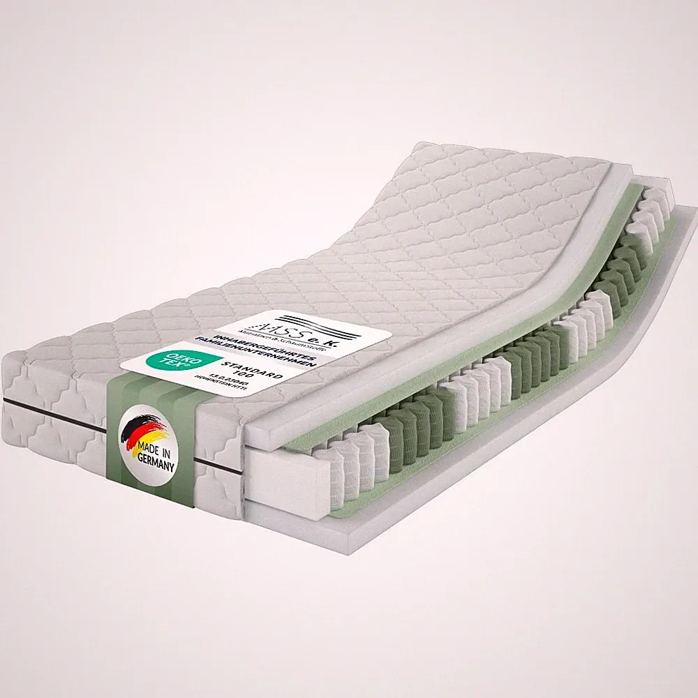 MSS Medic 7 Zonen Taschenfederkern Matratze ergonomisch 80x200 H3 H4 H5 H5XL