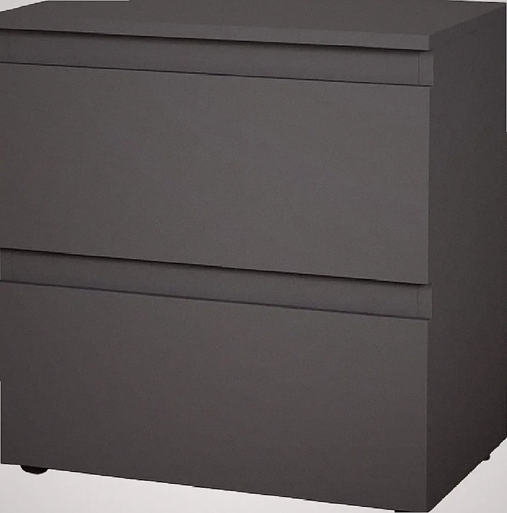Nachtschrank Kommode klein Nachttisch Schlafzimmer 2 Schubladen modern