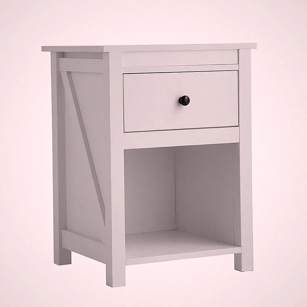 Nachtschrank Nachtkommode Bettkommode Nachttisch Beistelltisch mit 1 Schubladen