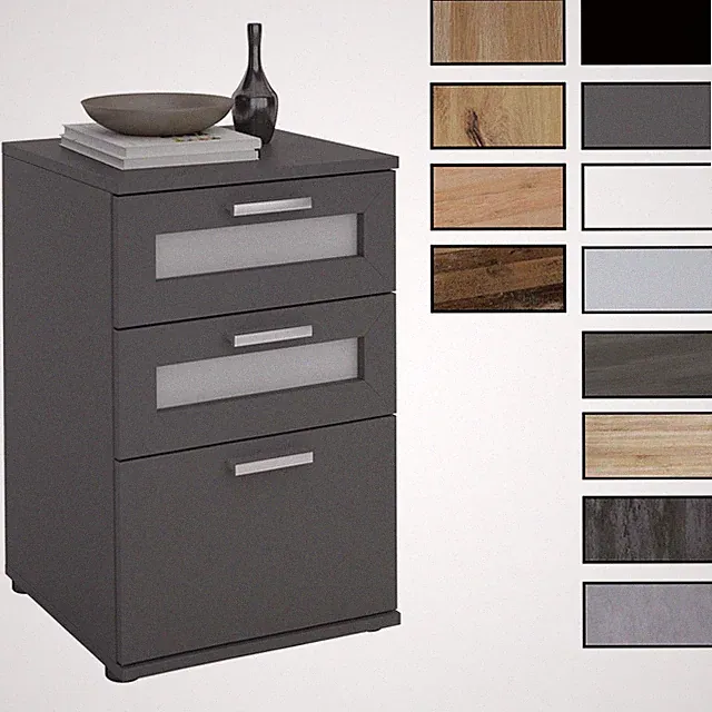 Nachttisch Boxspringbett Nachtschrank Kommode Konsole Beistell 3 Schubladen