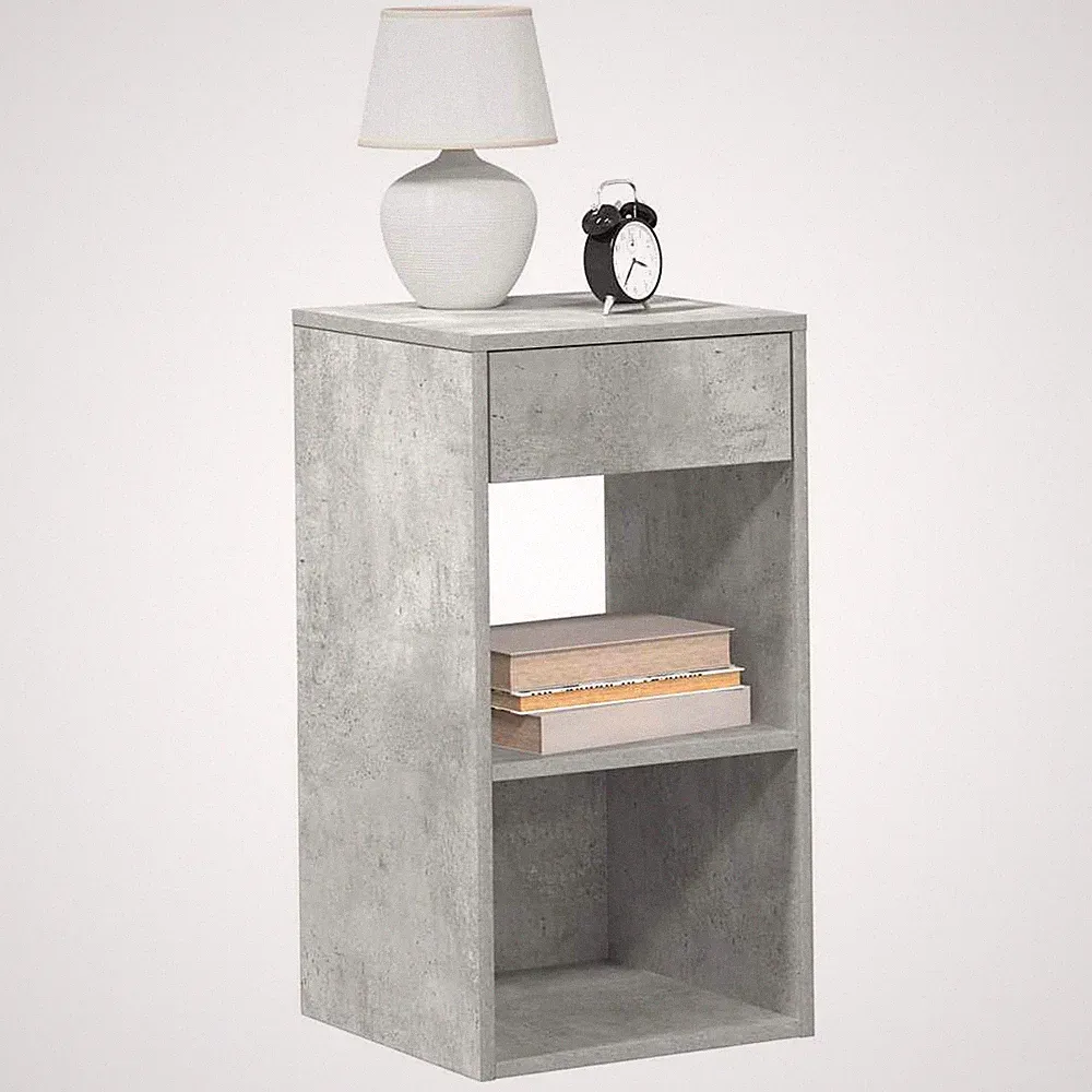 Nachttisch mit Schublade Nachtkonsole Bett Beistelltisch Beistellschrank vidaXL