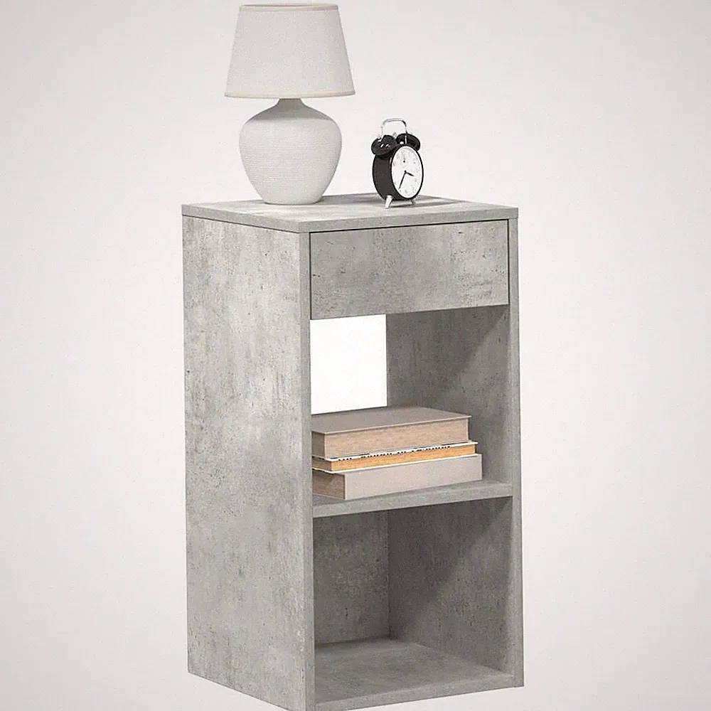 Nachttisch mit Schublade Nachtkonsole Bett Beistelltisch Beistellschrank vidaXL