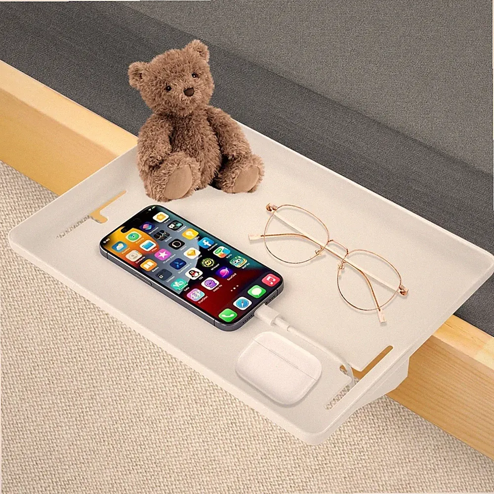 Nachttisch Nachttischregal Nachttisch für Bett Regal Organizer Kunststoff