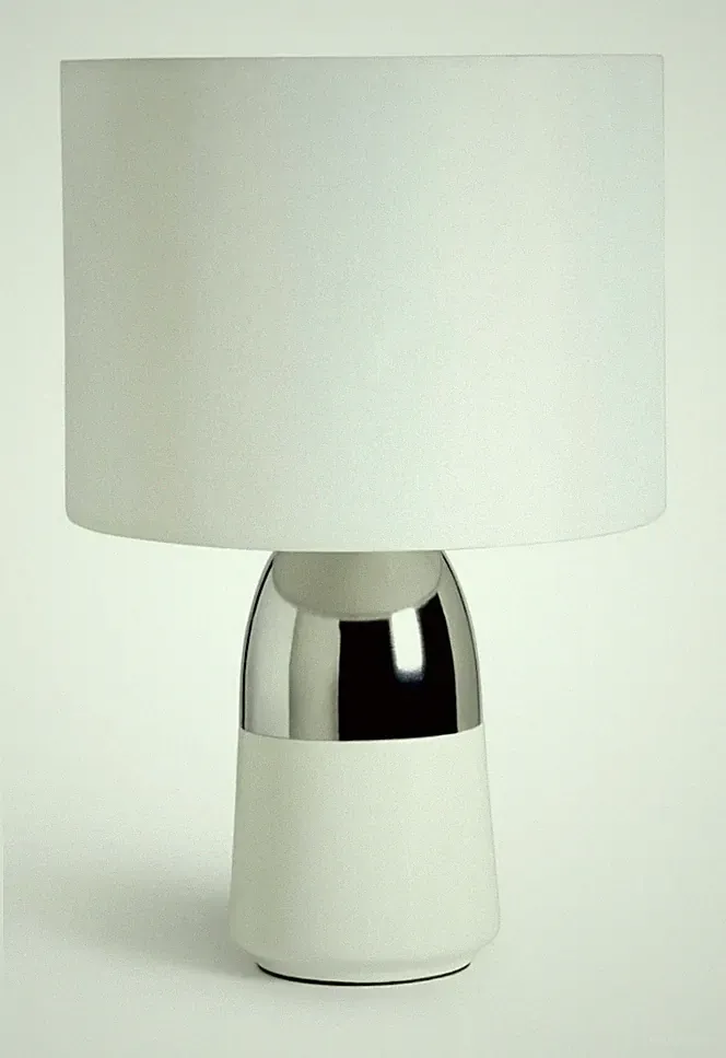 Neu weißer Schirm Schreibtisch DIMMBAR Touch Tischlampe Nachtlicht Bett Beistell Home Office