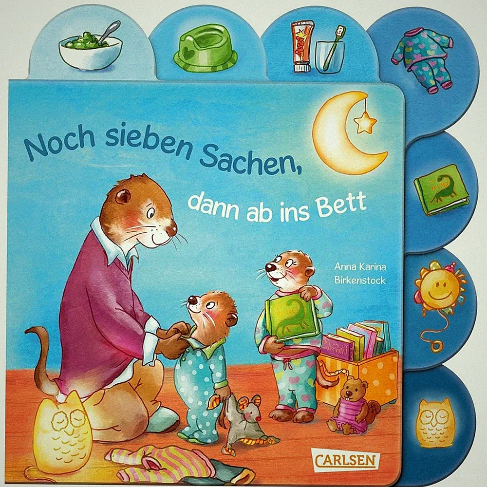 Noch sieben Sachen, dann ab ins Bett 2-3 Jahre Bilderbuch + BONUS