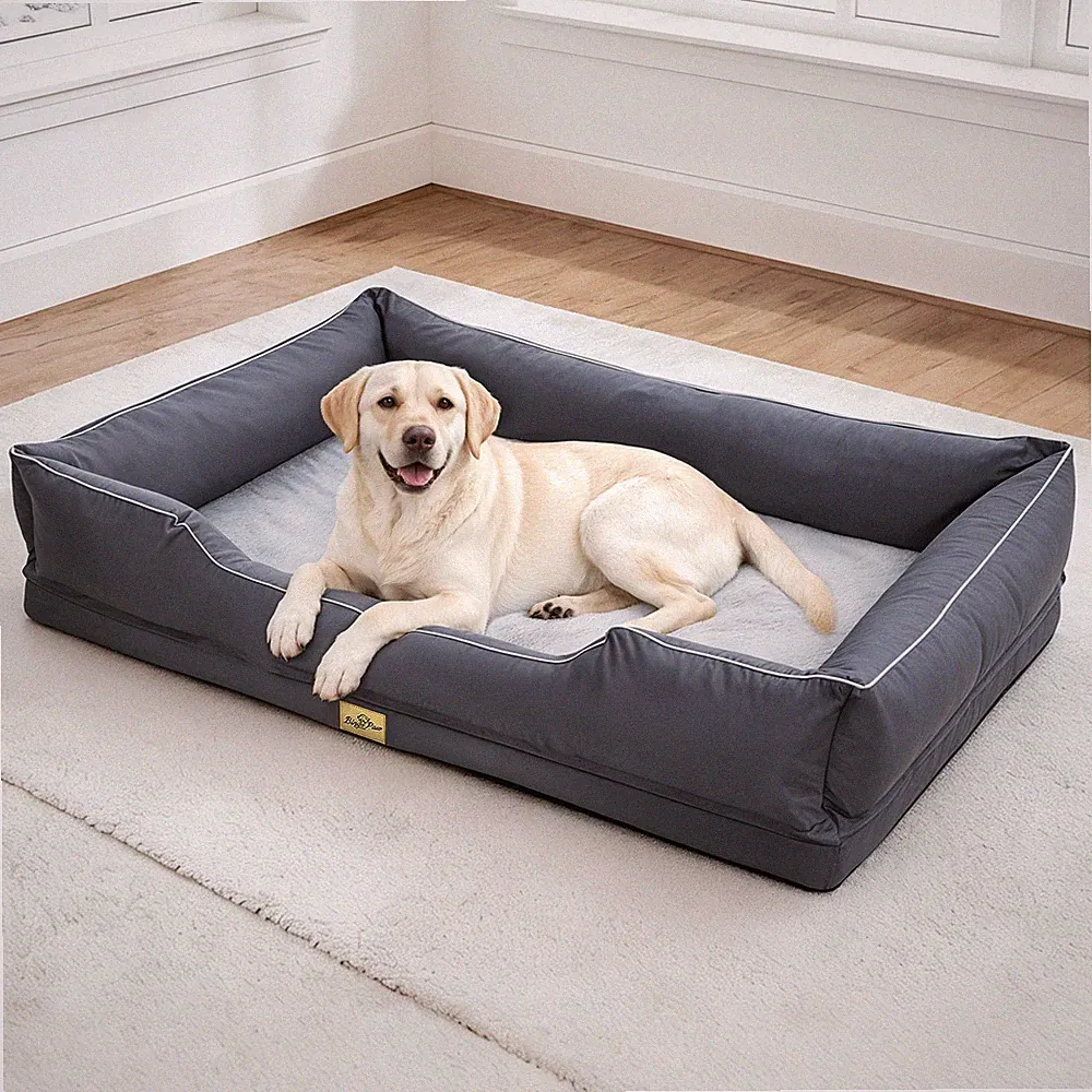 Orthopädisch Hundebett Wasserdicht Hundekorb Hundekissen Waschbar M bis XXXL