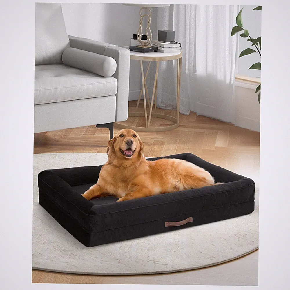 Orthopädisches Hundebett XL mit Rutschfestem Boden