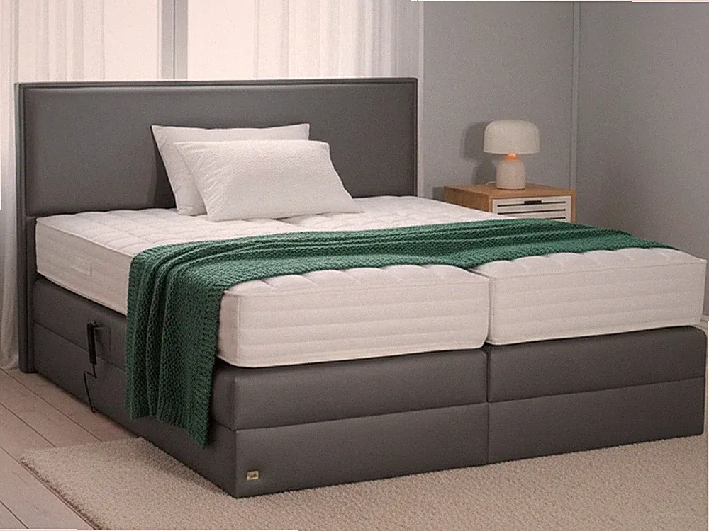 PAARA Boxspringbett Rom Motor Verstellbar elektrisch mit Farbwahl alle Größen