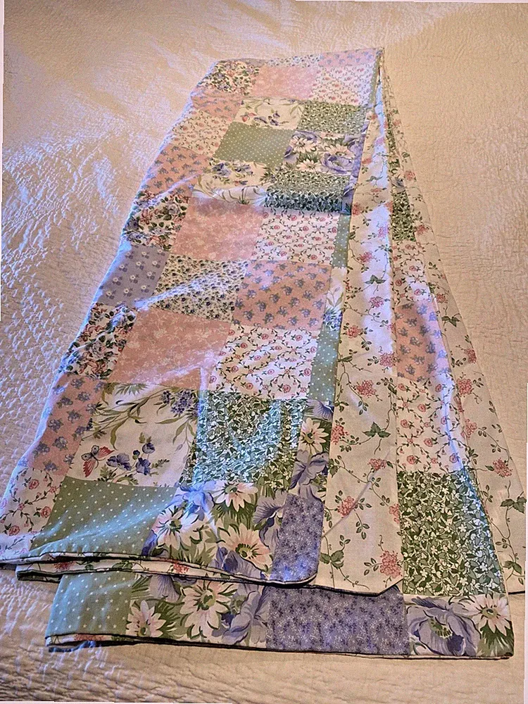 Patchwork Look Poly Baumwolle Druck Bettbezug 130 cm B X 194 cm L