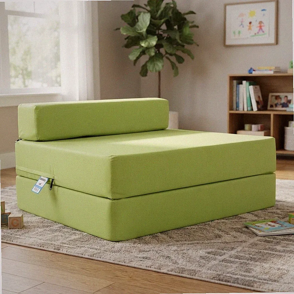 Platzsparender faltbarer Z-Bett-Sofasessel - leicht limette, ergonomisches Design