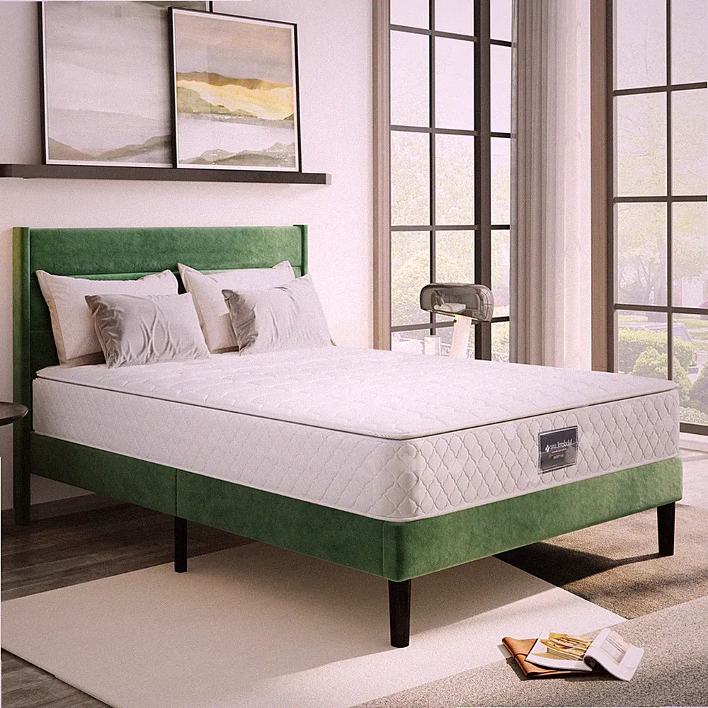 Polsterbett 160x200cm Doppelbett Bettgestell mit 4 Schubladen und USB/LED-Licht