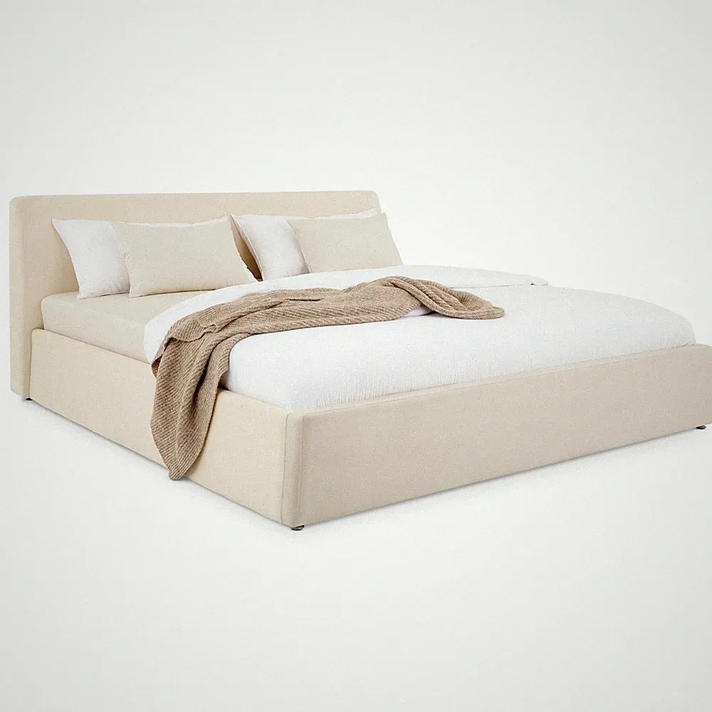 Polsterbett 180x200 cm Doppelbett mit Lattenrost