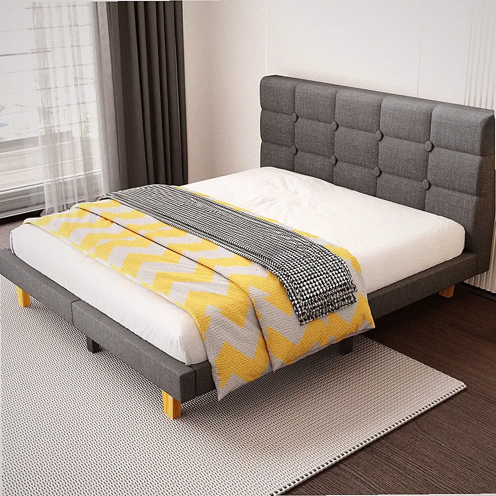 Polsterbett 90/120/140/160/180x200cm Doppelbett Bettgestell Bett mit Lattenrost