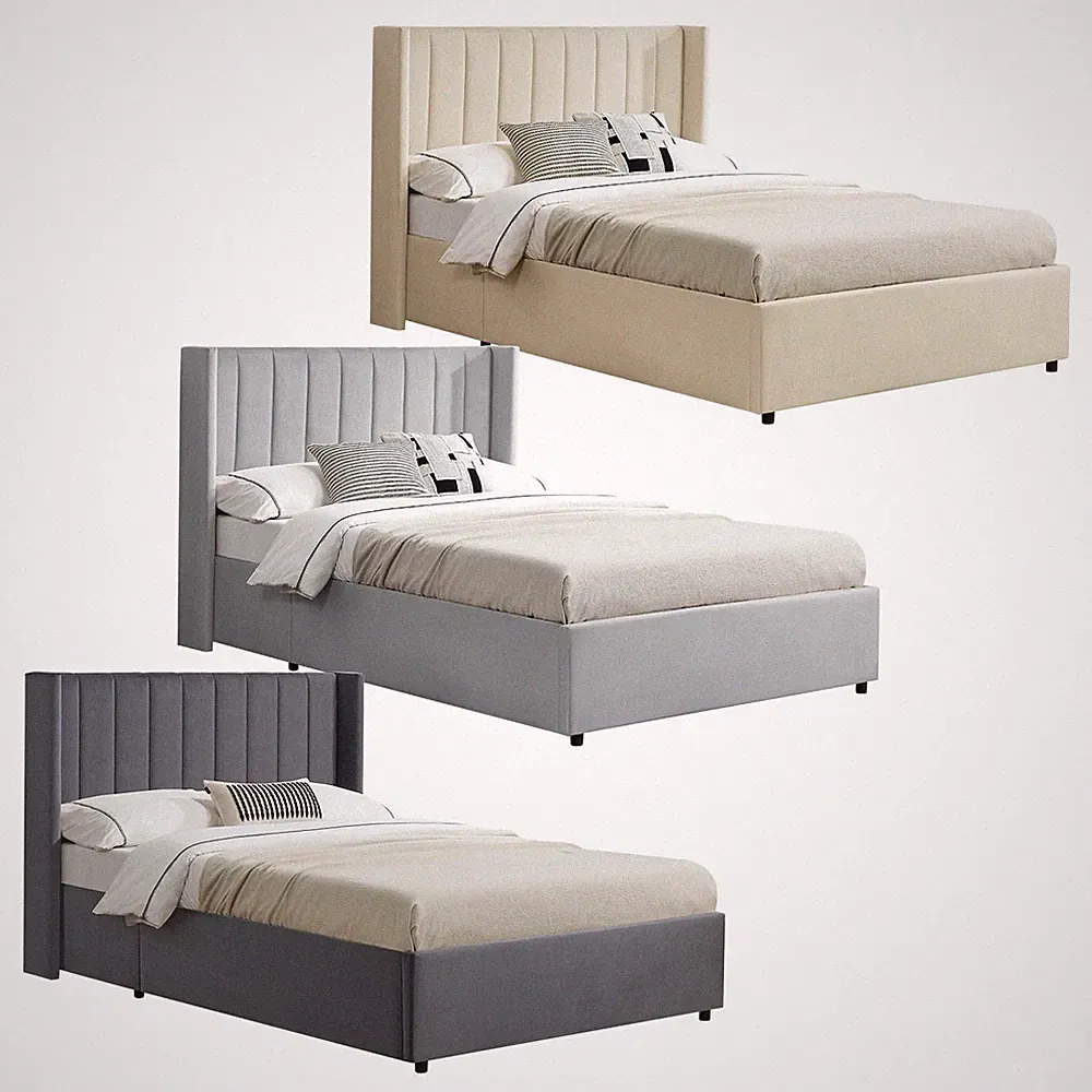 Polsterbett Bettgestell Einzelbett Bett Samt Lattenrost Stauraum Juskys®