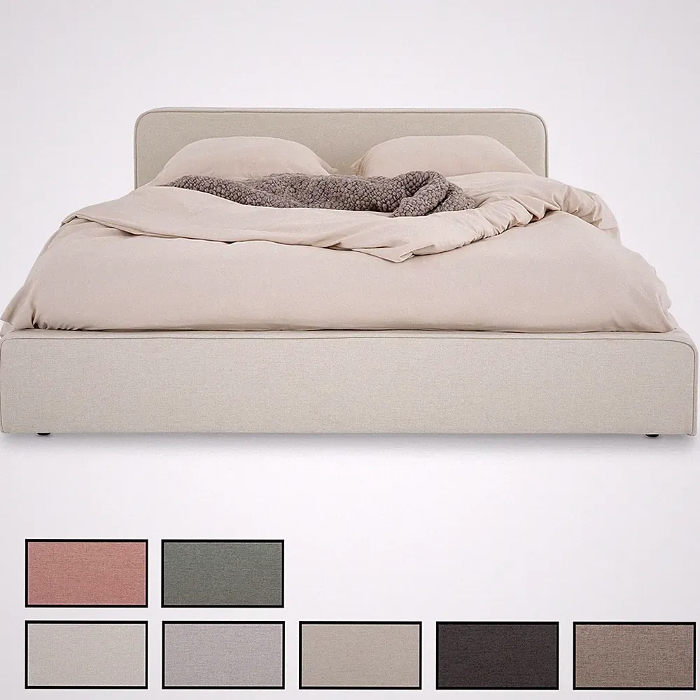 Polsterbett Doppelbett 140x200 mit Lattenrost